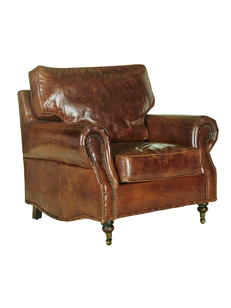 Kensington Armchair in Aged Leather