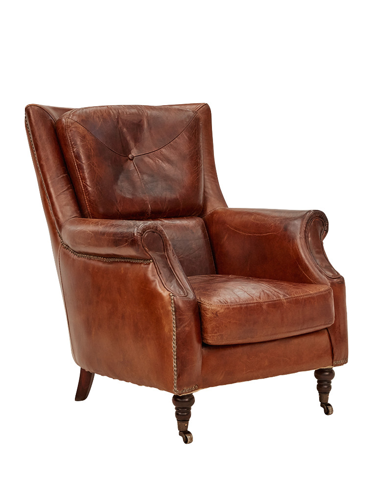 Springfield Armchair in Aged Leather