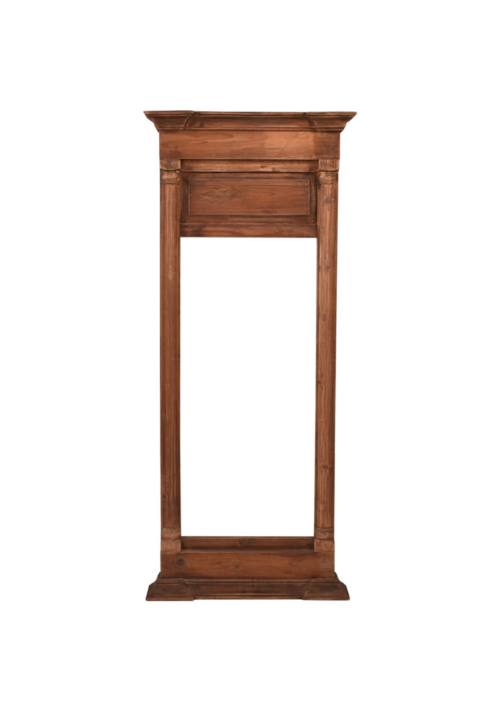 Hamptons Hall Mirror (Medium) with Carved Reclaimed Timber Features